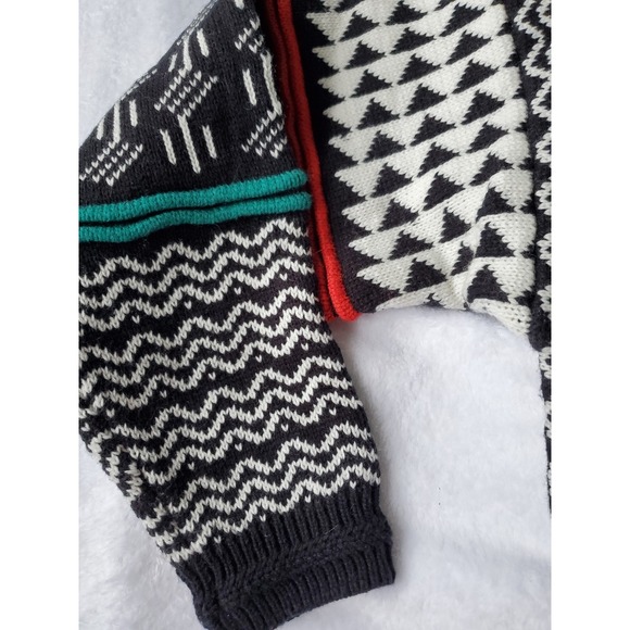 Vintage Concrete Mix Men's Sweater 90s Medium Like Cosby Show Geometric - Picture 5 of 7